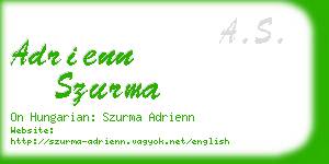 adrienn szurma business card